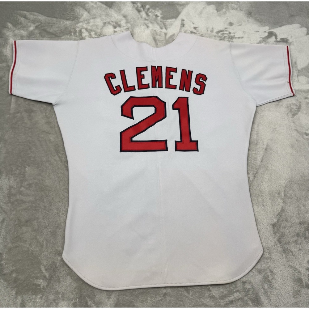 Roger Clemens #21 Jersey Mens 44 Stall & Dean Boston Red Sox Shirt Vintage 80s